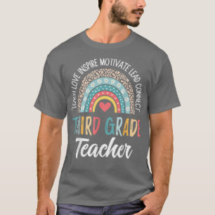 Camiseta Professor de terceiro grau Ensino Adorador inspira