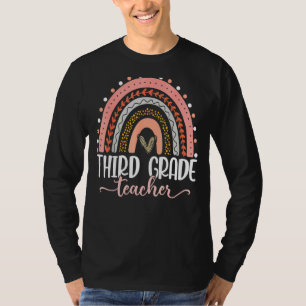 Camiseta Professor de terceiro grau Ensino e Amor inspira o
