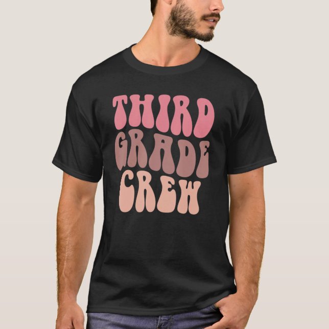 Camiseta Professor De Tripulação De Terceiro Grau De Volta  (Frente)