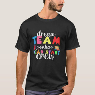 Camiseta Professor de Tripulação em Início da Equipe da Dre