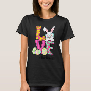Camiseta Professor de Vida Amor Páscoa Gnome Coelho Profess
