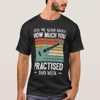 Camiseta Professor de Violão Engraçado Jogador de Música Es