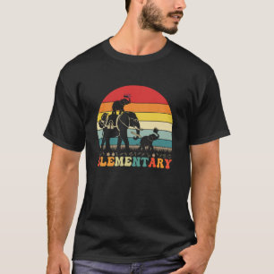 Camiseta Professor de Volta às Aulas da Escola Primária Ele