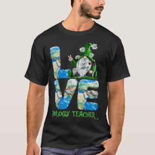Camiseta Professor Dia da Terra 2023 Gnome Professor de Bio
