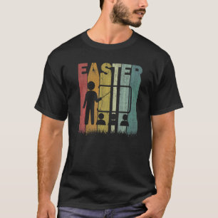 Camiseta Professor Dia de Páscoa Gráfico Retro Engraçado Ro