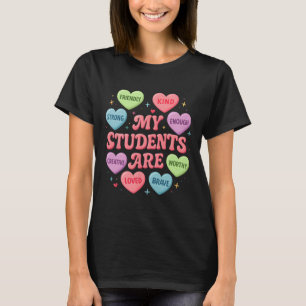 Camiseta Professor Dia dos Namorados Coração Meus Alunos Sã