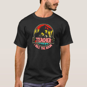 Camiseta Professor Dinossauro Eu Domino a Sala
