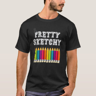 Camiseta Professor Divertido Humor Desenho Rascunho Lápis d