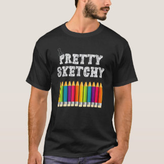 Camiseta Professor Divertido Humor Desenho Rascunho Lápis d