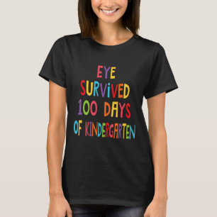 Camiseta Professor Divertido Sobreviveu 100 Dias De Jardim