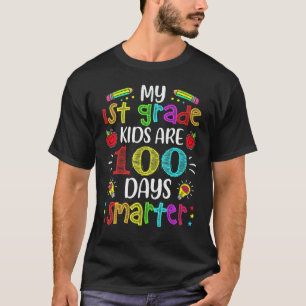 Camiseta Professor do 1º ano 100 dias mais inteligente 100º