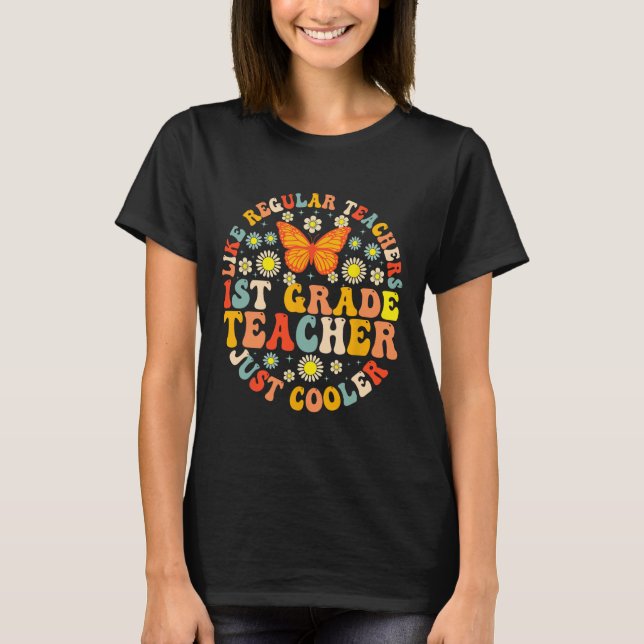 Camiseta Professor do 1º Ano Como Um Professor Normal Mas M (Frente)