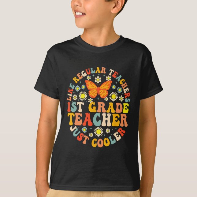 Camiseta Professor do 1º Ano Como Um Professor Normal Mas M (Frente)