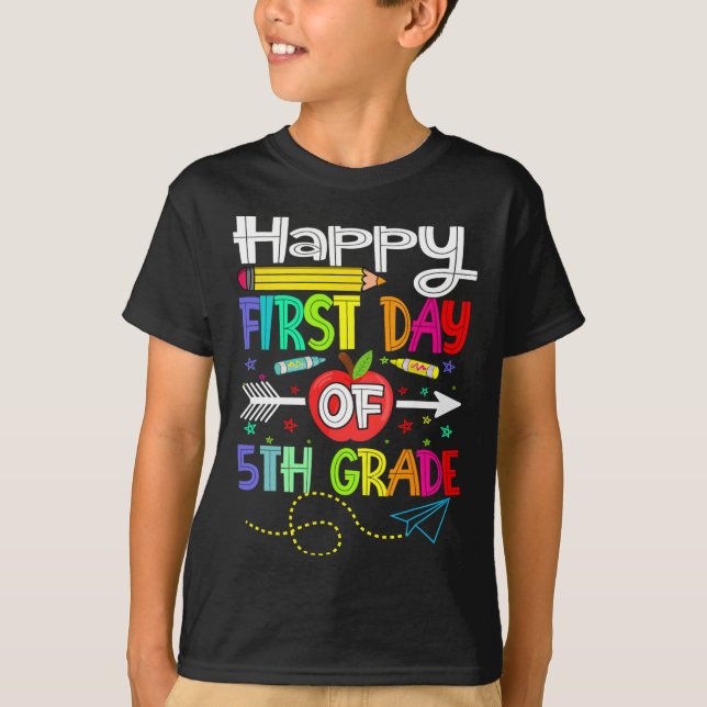 Camiseta Professor do 1º dia do 5 de volta à escola (Frente)