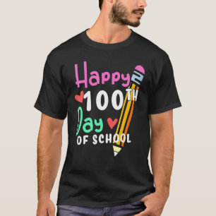 Camiseta Professor do 100º Dia de Aula 100 Dias Mais Inteli