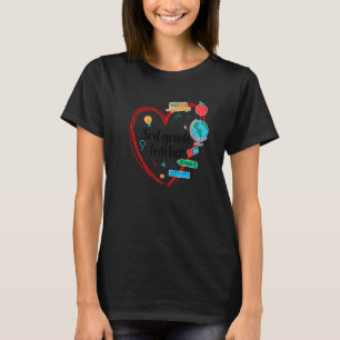 Camiseta Professor do 3º grau Artigos Coloridos Coloridos n