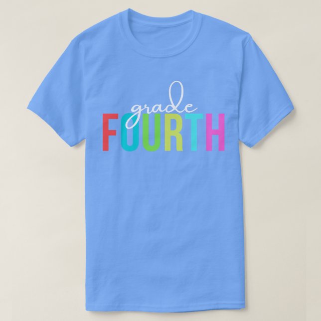 Camiseta Professor do 4º ano (Frente do Design)