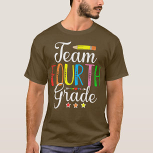 Camiseta Professor do 4º ano Estudante do 4º ano de classif