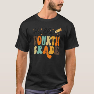 Camiseta Professor do 4º ano na equipe escolar