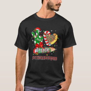 Camiseta Professor do 4º Grau Quadrado do 4º Grau Xmas 4