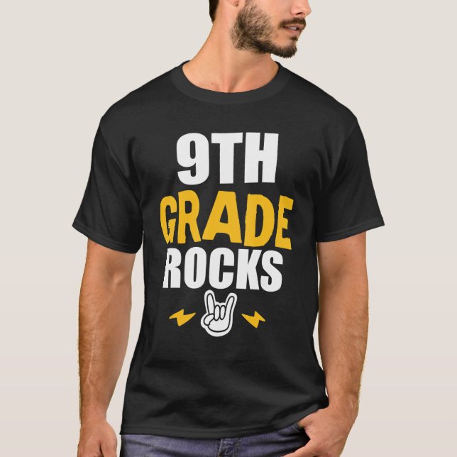 Camiseta Professor do 9º ano na escola (Frente)