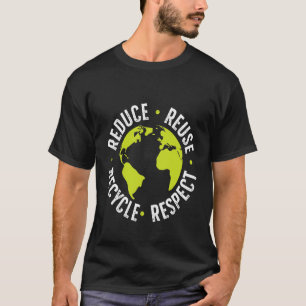 Camiseta Professor do Dia da Terra Reciclar Vintage Recicla