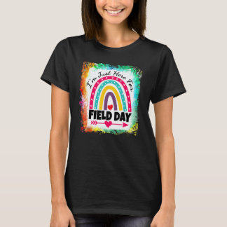 Camiseta Professor do Dia de Campo Arco-íris Estou Aqui Ape