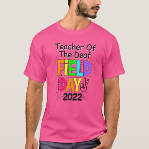 Camiseta Professor Do Dia De Campo Do Esquadrão De Surdos P