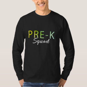 Camiseta Professor Do Esquadrão Tie Pre K 100 Dias De Escol