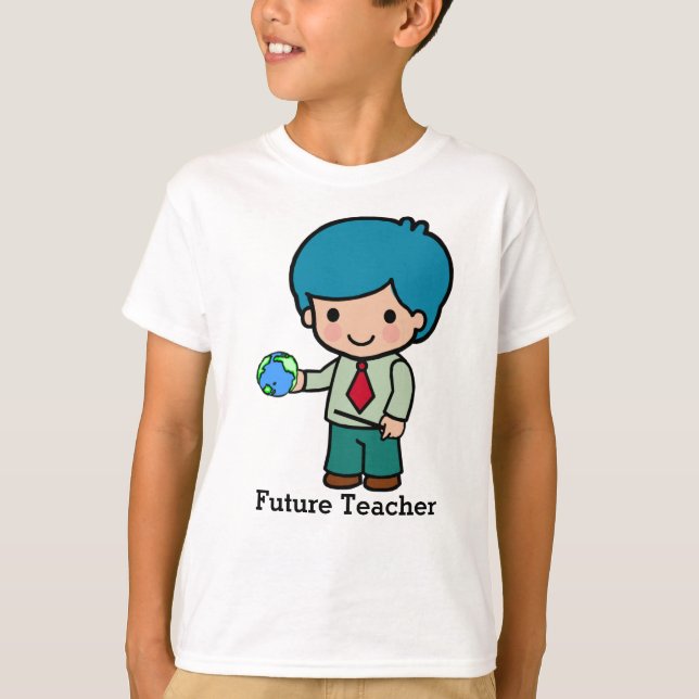 Camiseta Professor do Futuro com globo (Frente)