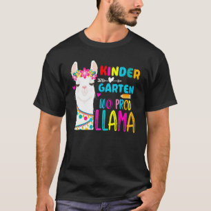 Camiseta Professor do infantário Rainbow No Prob Lama 10