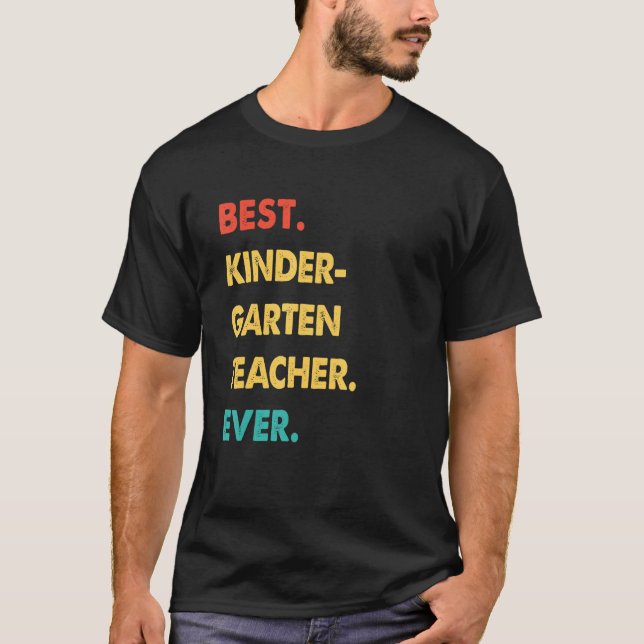 Camiseta Professor do melhor jardim de infância de sempre (Frente)