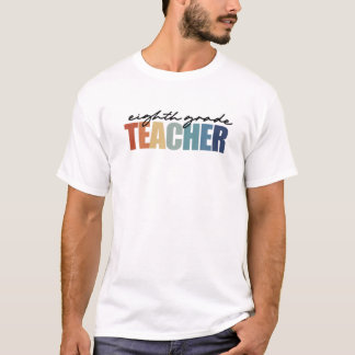 Camiseta Professor Do Oitavo Ciclo De Volta À Escola Para H