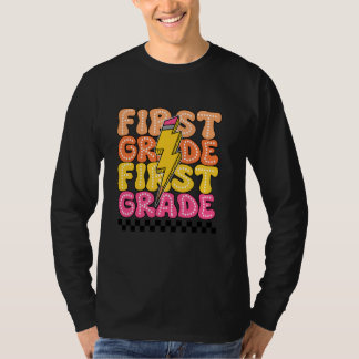 Camiseta Professor do Primeiro Grau Lápis Relâmpago Volta P