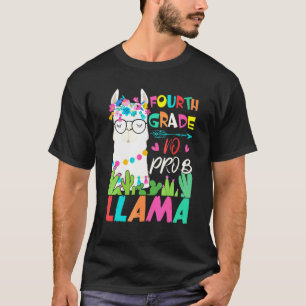 Camiseta Professor do Quarto Ano Aluno de Volta às Aulas Se