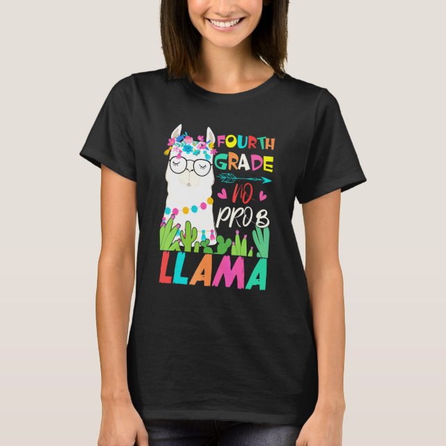 Camiseta Professor do Quarto Ano Aluno Volta às Aulas Sem P (Frente)