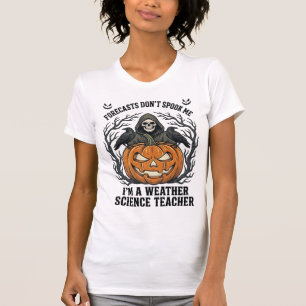 Camiseta Professor do Tempo do Dia das Bruxas Ceifador Sini