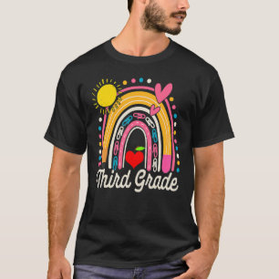 Camiseta Professor Do Terceiro Grau Do Arco-Íris Cuto De Vo