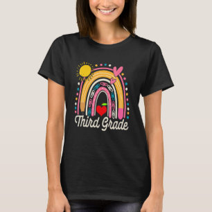 Camiseta Professor Do Terceiro Grau Do Arco-Íris Cuto De Vo