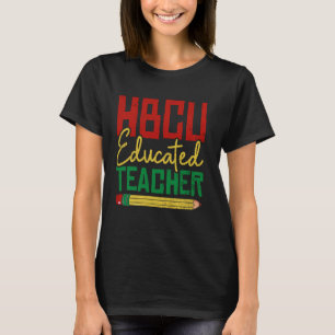 Camiseta Professor Educado pela HBCU Colégio Histórico Negr