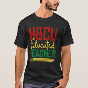 Camiseta Professor Educado pela HBCU Colégio Histórico Negr