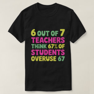 Camiseta Professor Engraçado 67 Meme Escolar