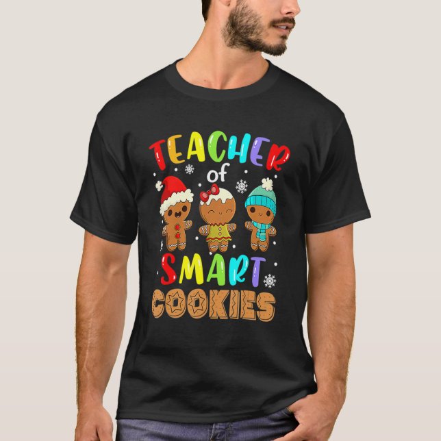 Camiseta Professor Engraçado de Biscoitos Inteligentes 100º (Frente)