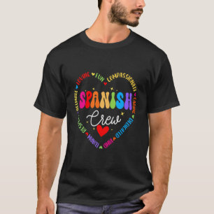 Camiseta Professor Equipe Espanhola De Volta à Escola Profe