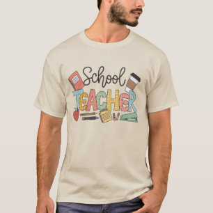 Camiseta Professor Escolar Ensinando Presentes para Líderes