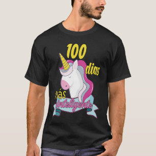 Camiseta Professor espanhol 100 dias mais inteligente