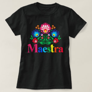 Camiseta Professor espanhol Orgulhoso Professor Bilíngue