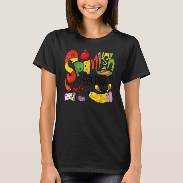 Camiseta Professor Espanhol Que Me Teve Na Hola (Frente)