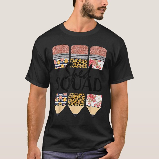 Camiseta Professor Especial De Educação De Sped De Volta À  (Frente)