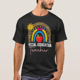 Camiseta Professor especial de educação Ed SPED Leopard Rai